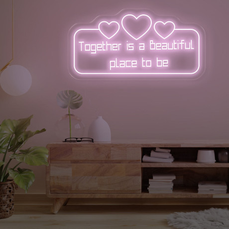 together-is-a-beautiful-place-to-be-led-neon-sign-ideal-for-home-bedroom-decor-big-1